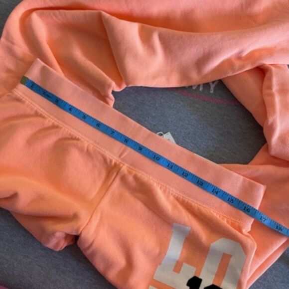 NWT Victoria’s Secret PINK 2011 Cotton Vintage Flare Sweatpants LOVE PINK 1986 - Picture 9 of 12